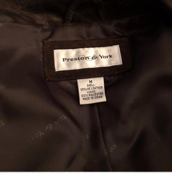 Preston and York Dark Brown Suede Leather Jacket_M - Picture 4 of 10